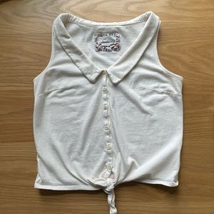 Anthropologie Peter Pan collar top